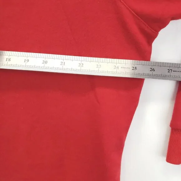 Givenchy Hoodie Mens 2XL Red Embroidered Long Sleeve - Picture 11 of 12